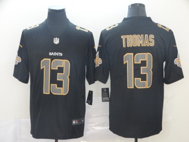 Men's New Orleans Saints Michael Thomas #13 Black Authentic Game jersey