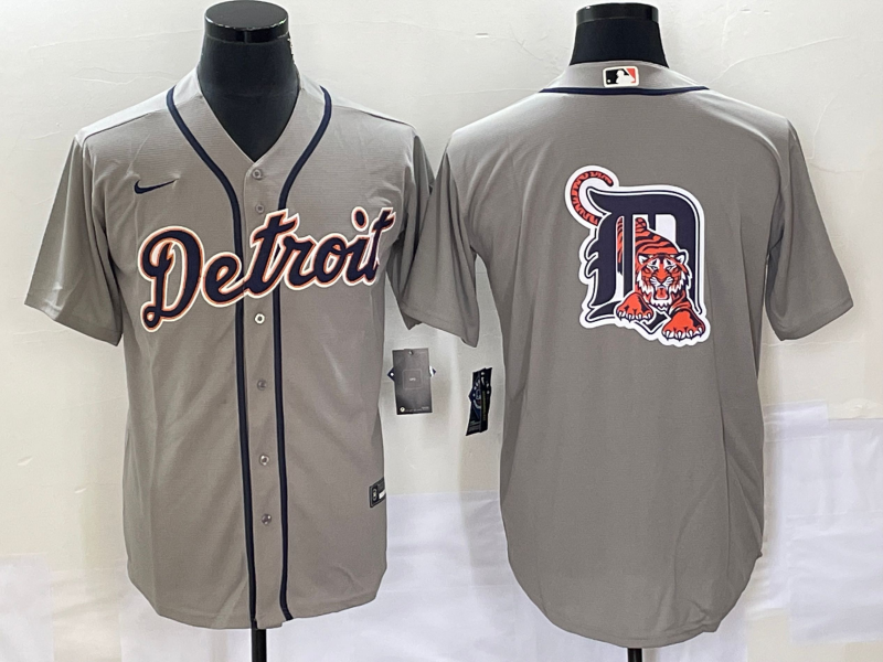 Men's Detroit Tigers Gray Replica Team jersey