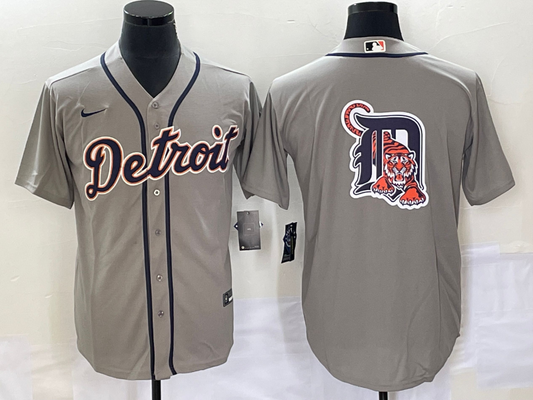 Men's Detroit Tigers Gray Replica Team jersey