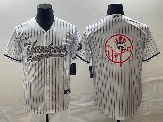 Men's New York Yankees White Team jersey Joint Edition