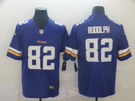 Men's Minnesota Vikings Kyle Rudolph #82 Purple Game jersey