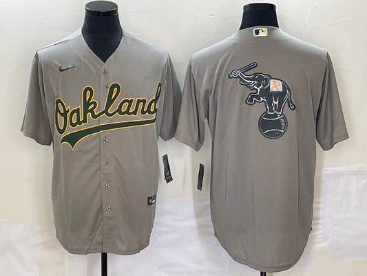 Men's Oakland Athletics Gray Replica Game jersey