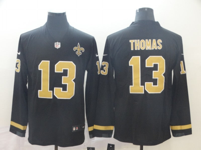 Men's New Orleans Saints #13 Michael Thomas Black Player jersey
