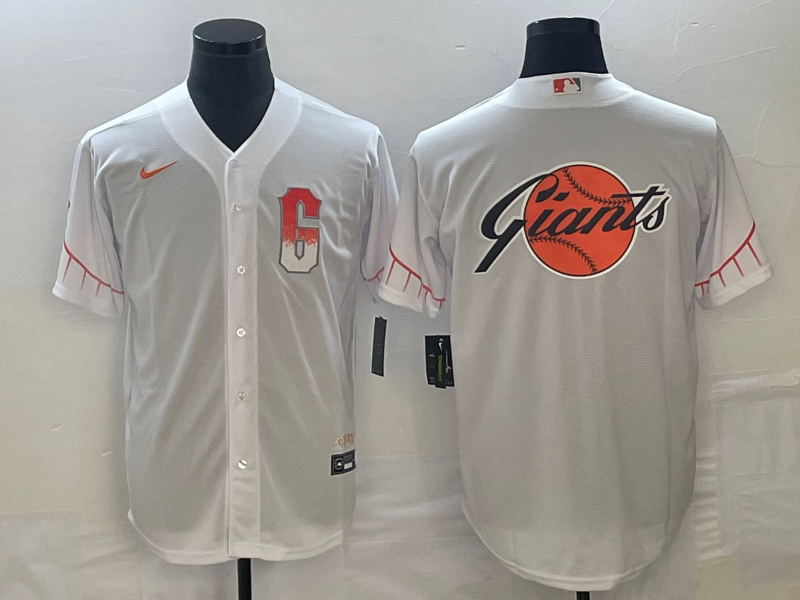Men's San Francisco Giants White City Connect Replica Team jersey