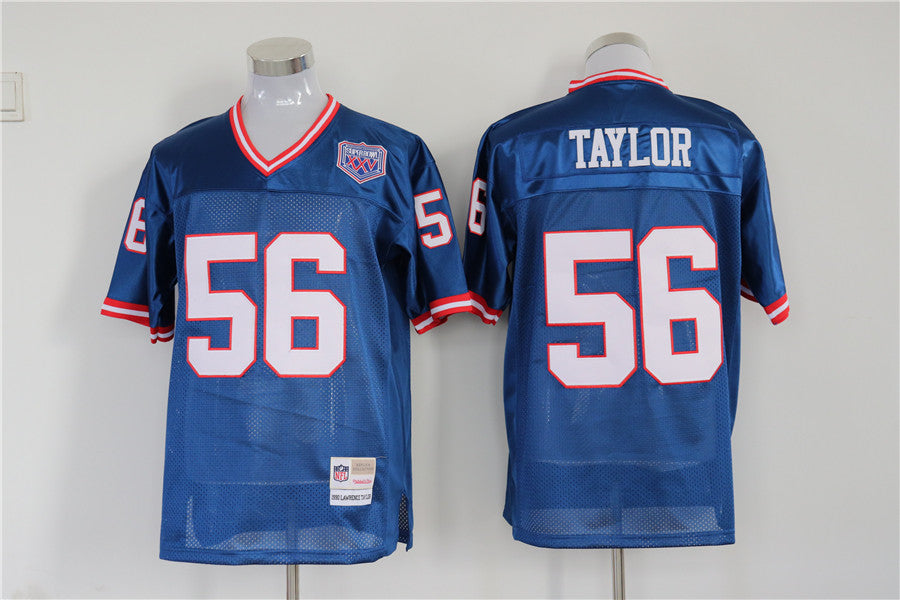 Men's New York Giants Lawrence Taylor Mitchell & Ness Royal Legacy Replica jersey