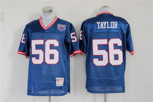 Men's New York Giants Lawrence Taylor Mitchell & Ness Royal Legacy Replica jersey