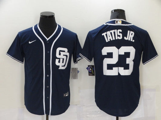 Men's San Diego Padres Fernando Tatis Jr. #23 Navy Player Stitched jersey
