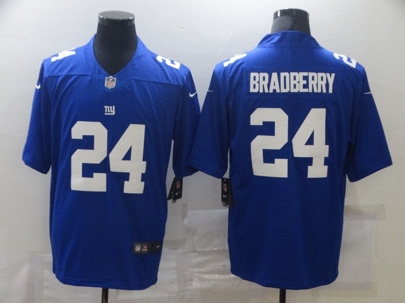 Men's New York Giants James Bradberry #24 Blue Game jersey