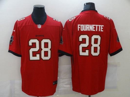 Men's Tampa Bay Buccaneers Leonard Fournette #28 Red Game jersey