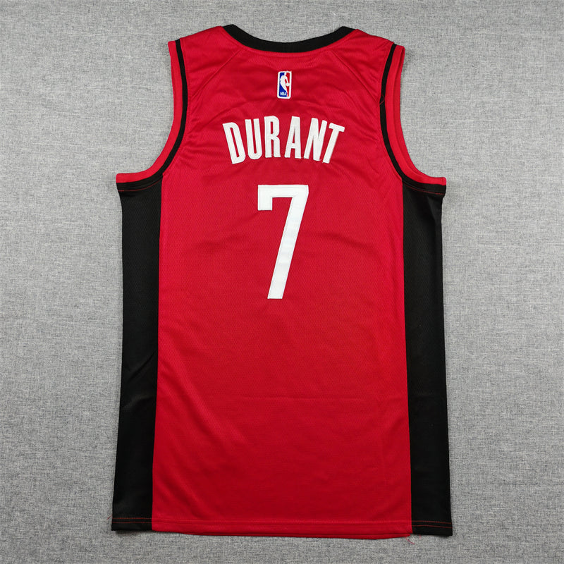 Men's Houston Rockets Kevin Durant #7 Red Swingman Player Jersey - Icon Edition
