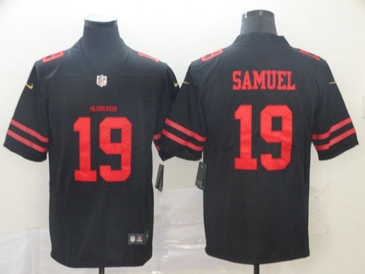 Men's San Francisco 49ers Deebo Samuel #19 Black Game jersey
