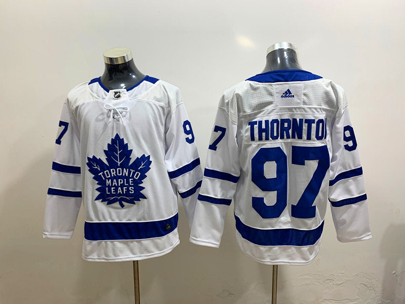 Men's Toronto Maple Leafs Joe Thornton #97 White Player Game jersey