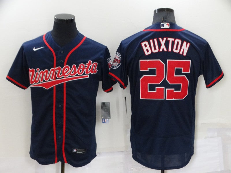 Men's Minnesota Twins Byron Buxton #25 Navy Replica Player jersey