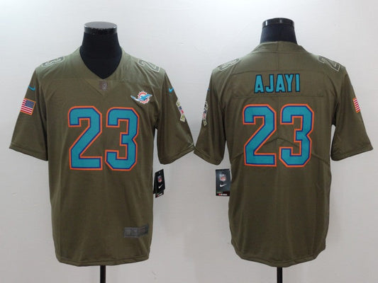 Men's Miami Dolphins Jay Ajayi #23 Brown Game jersey