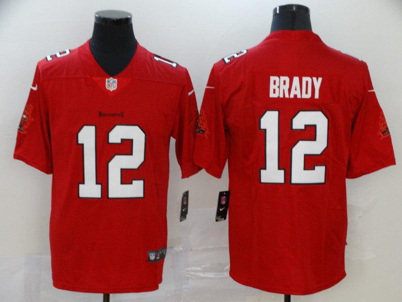 Men's Tampa Bay Buccaneers Tom Brady #12 Red Game Player jersey