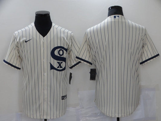 Men's Chicago White Sox Cream Replica Blank jersey