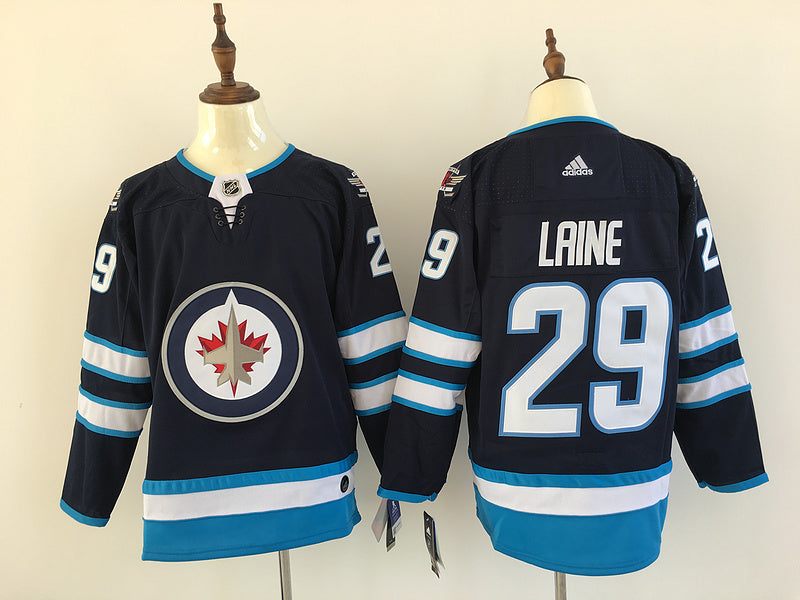 Men's Winnipeg Jets Patrick Laine #29 Navy Home Breakaway Player jersey