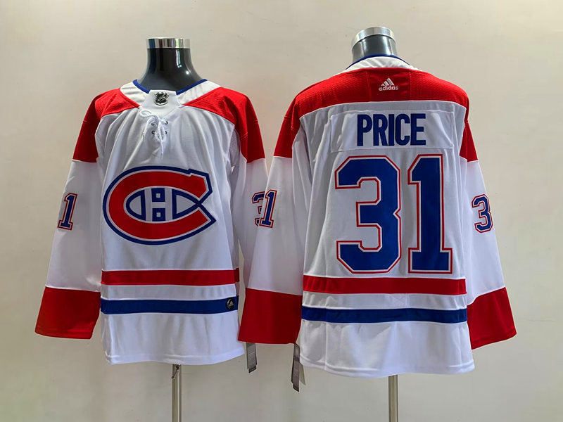 Men's Montreal Canadiens Carey Price #31 White Player Game jersey