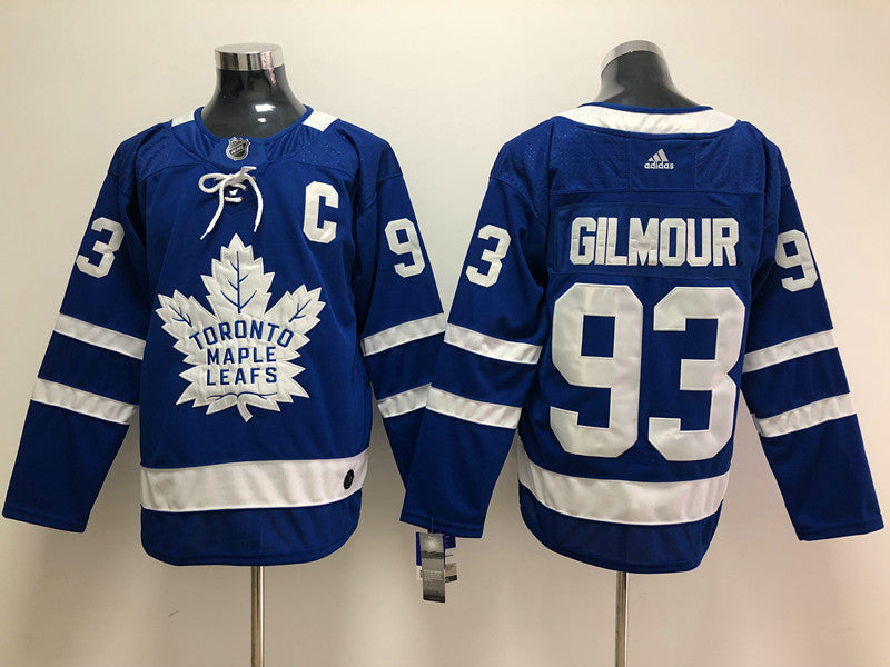 Men's Toronto Maple Leafs Doug Gilmour #93 Blue Player Game jersey