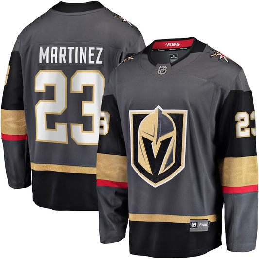 Men's Vegas Golden Knights Alec Martinez #23 Gray Breakaway Alternate Player jersey