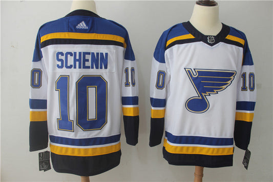 Men's St. Louis Blues Brayden Schenn #10 White Breakaway Player jersey