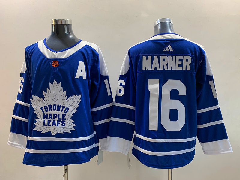 Men's Toronto Maple Leafs Mitch Marner #16 Blue Team Player jersey