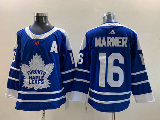 Men's Toronto Maple Leafs Mitch Marner #16 Blue Team Player jersey