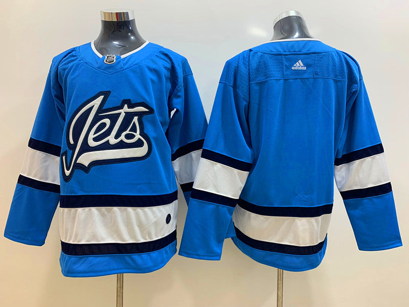 Men's Winnipeg Jets Light Blue Blank jersey