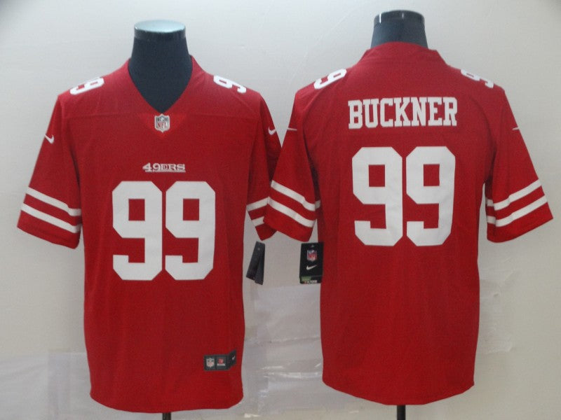 Men's San Francisco 49ers DeForest Buckner #99 Red Game jersey