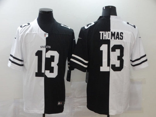 Men's New Orleans Saints Michael Thomas #13 Black/White Game jersey