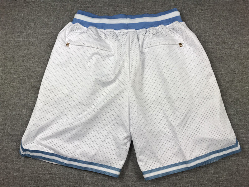 Men's Perc O'Cet #30 Movie White Basketball Shorts
