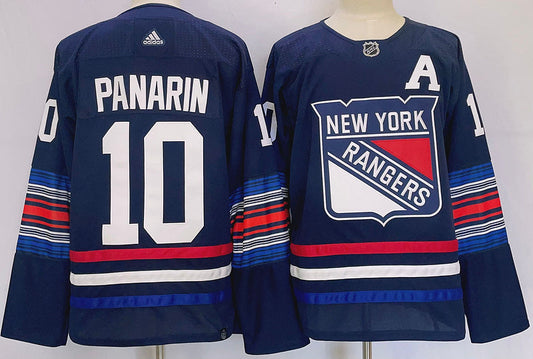 Men's New York Rangers Artemi Panarin #10 Blue Player jersey