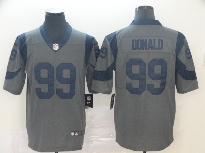 Men's Los Angeles Rams Aaron Donald #99 Gray Inverted Legend jersey