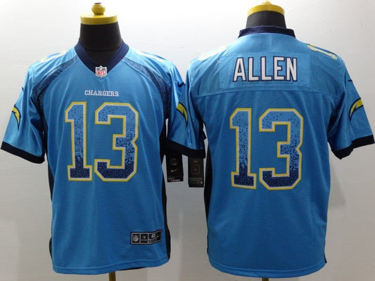 Men's Los Angeles Chargers Keenan Allen #13 Blue Game jersey