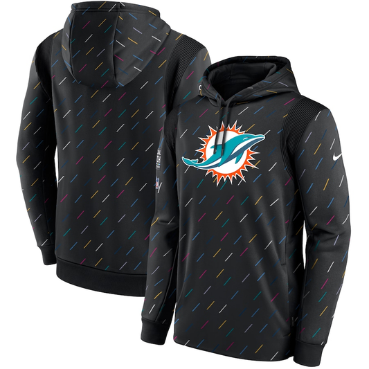 Men's Miami Dolphins NFL 2021 Salute to Service Hoodie1 Black
