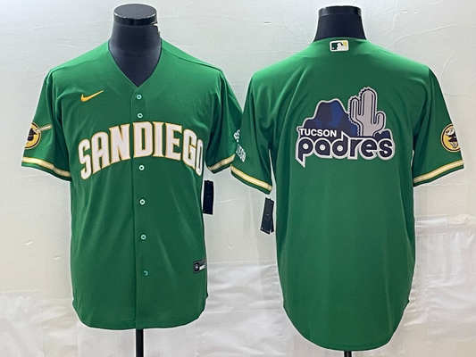 Men's San Diego Padres Green Replica Team jersey