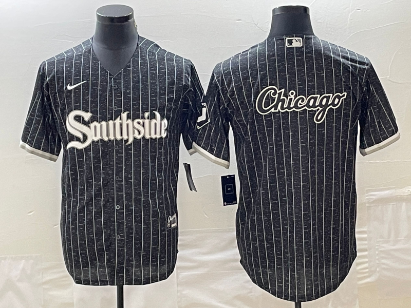Men's Chicago White Sox Black City Connect Replica Game jersey
