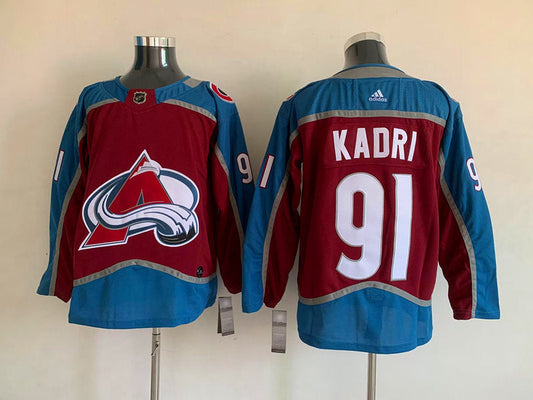 Men's Colorado Avalanche Nazem Kadri #91 Maroon Home Breakaway Player jersey