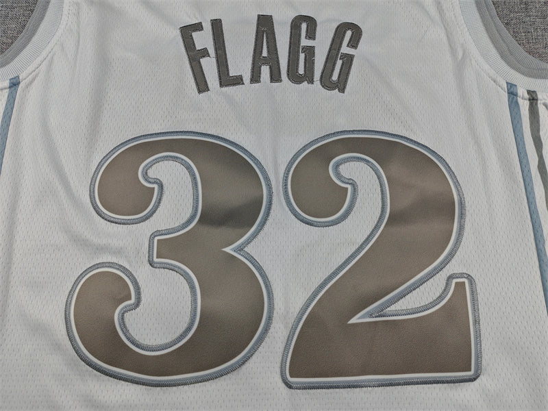 Men's Dallas Mavericks Cooper Flagg #32 White 2024/25 Swingman Player Jersey - City Edition