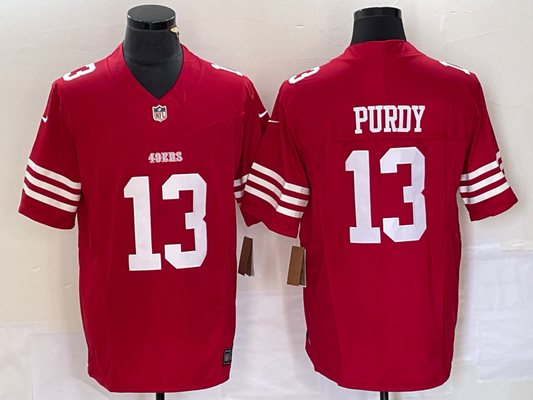Men's San Francisco 49ers Brock Purdy #13 Scarlet Vapor F.U.S.E. Limited jersey
