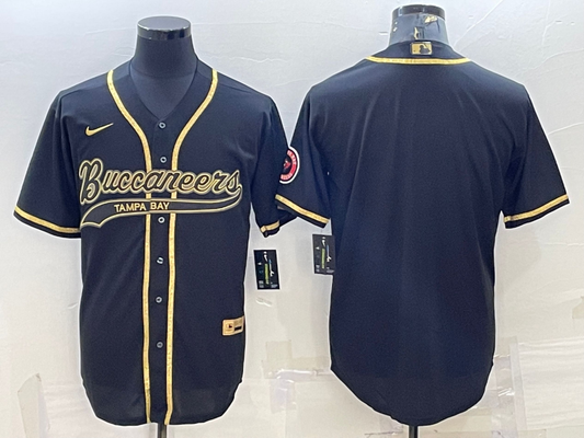 Men's Tampa Bay Buccaneers Black Game Blank jersey