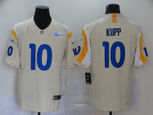 Men's Los Angeles Rams Cooper Kupp #10 Beige Vapor Limited jersey