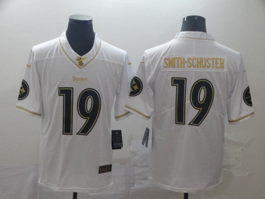 Men's Pittsburgh Steelers JuJu Smith-Schuster #19 White Alternate Game jersey