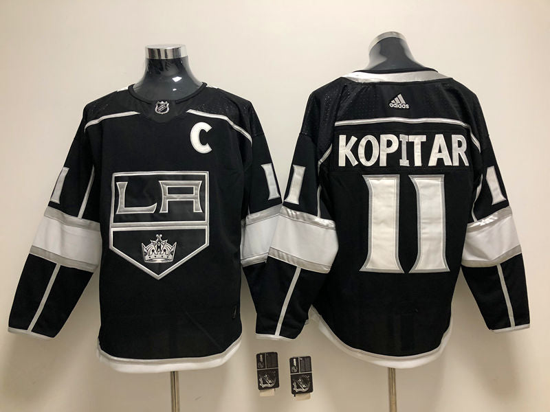 Men's Los Angeles Kings Anze Kopitar #11 Black Home Breakaway Player jersey
