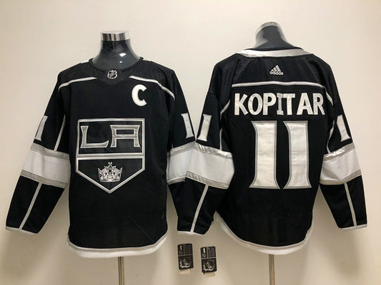 Men's Los Angeles Kings Anze Kopitar #11 Black Home Breakaway Player jersey