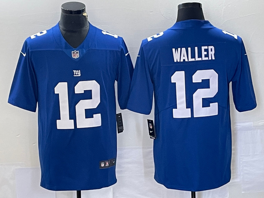 Men's New York Giants Darren Waller #12 Royal Alternate Game jersey