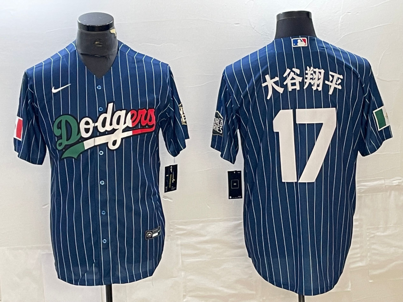 Men's Los Angeles Dodgers Shohei Ohtani #17 Royal Team jersey