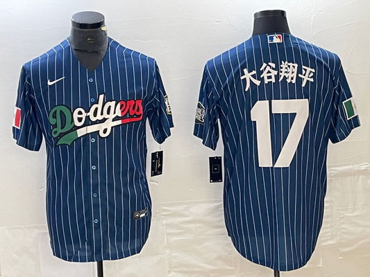 Men's Los Angeles Dodgers Shohei Ohtani #17 Royal Team jersey