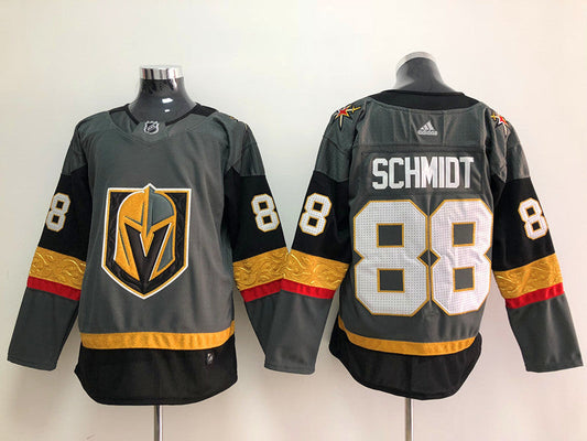 Men's Vegas Golden Knights Nate Schmidt #88 Gray Breakaway Player jersey