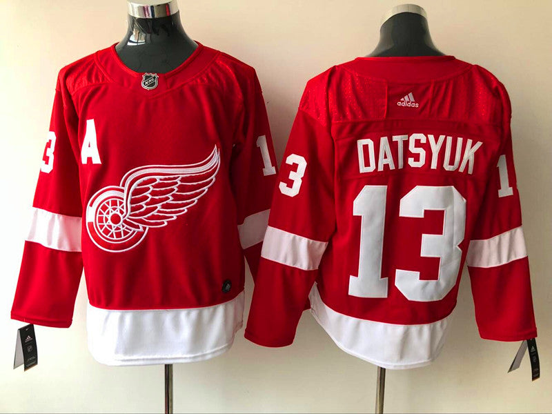 Men's Detroit Red Wings Pavel Datsyuk #13 Red Home Breakaway Player jersey